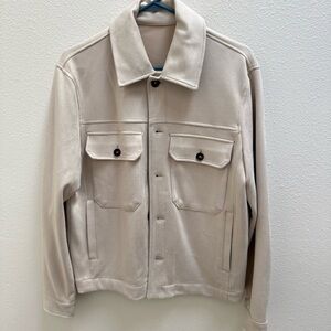 Zara Faux Suede Overshirt